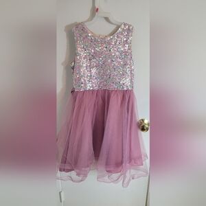 BLUSH by US Angel's New with Tags NWT pink multi-color  Sleeveless zipper 14